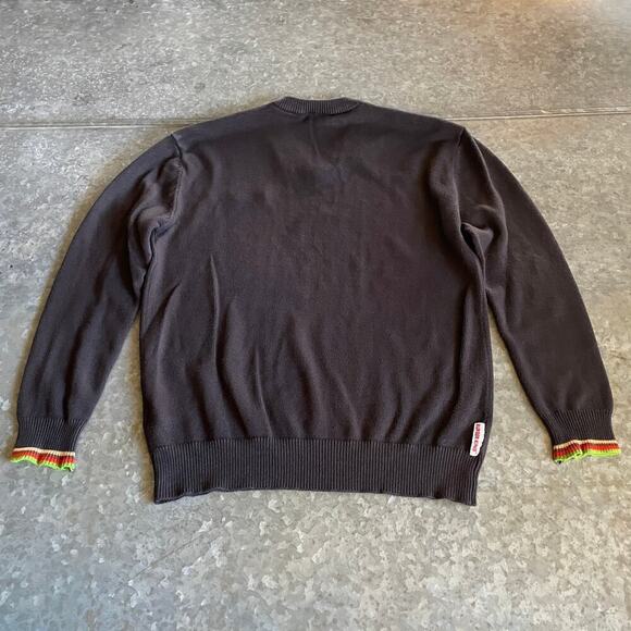 Burger King Sweater Mens Small Black Pullover Manager Employee Logo Y2K Vintage - Picture 8 of 13